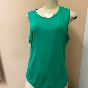 Sleeveless Green Women's Tank Top